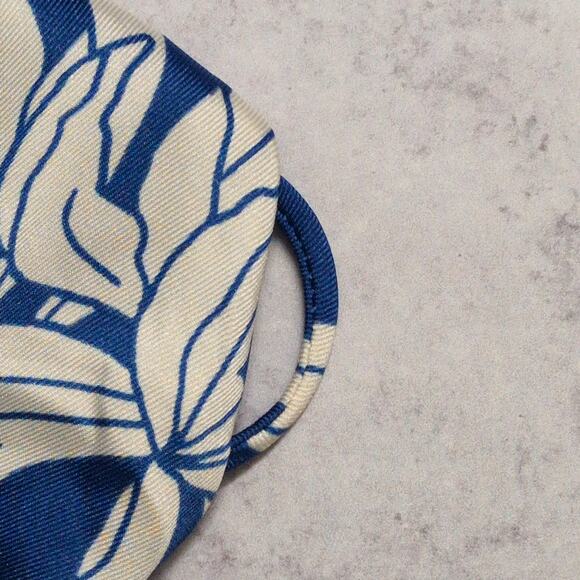 Alexis x Target Blue White Abstract Print Long Sleeve Drop Waist Midi Dress XXS - Picture 6 of 10